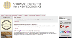 Desktop Screenshot of centerforneweconomics.org